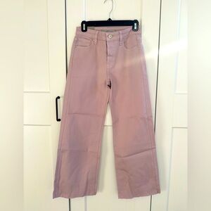 Hudson Rosie Wide Leg Jeans Coated Violet Ice